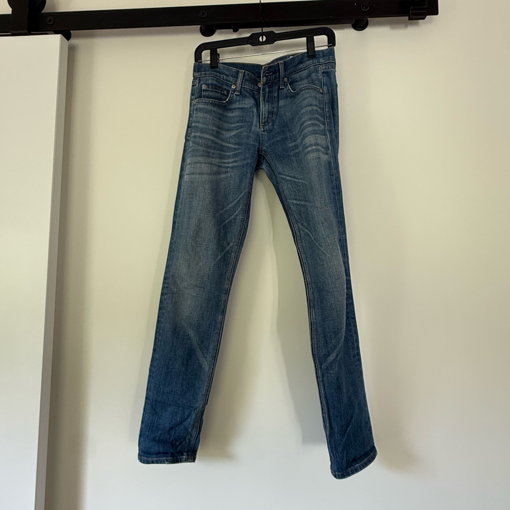 Rag & Bone Women Slim Jeans In Blue